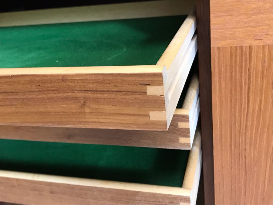 Danish Modern Teak Long Credenza Cabinet With Hutch 79W X 18D X 56.5H [Photo 15]