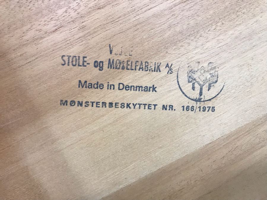 Danish Modern Teak Drop-Leaf Table 49W X 33.5D X 17H (Each Leaf Extends 12') [Photo 20]