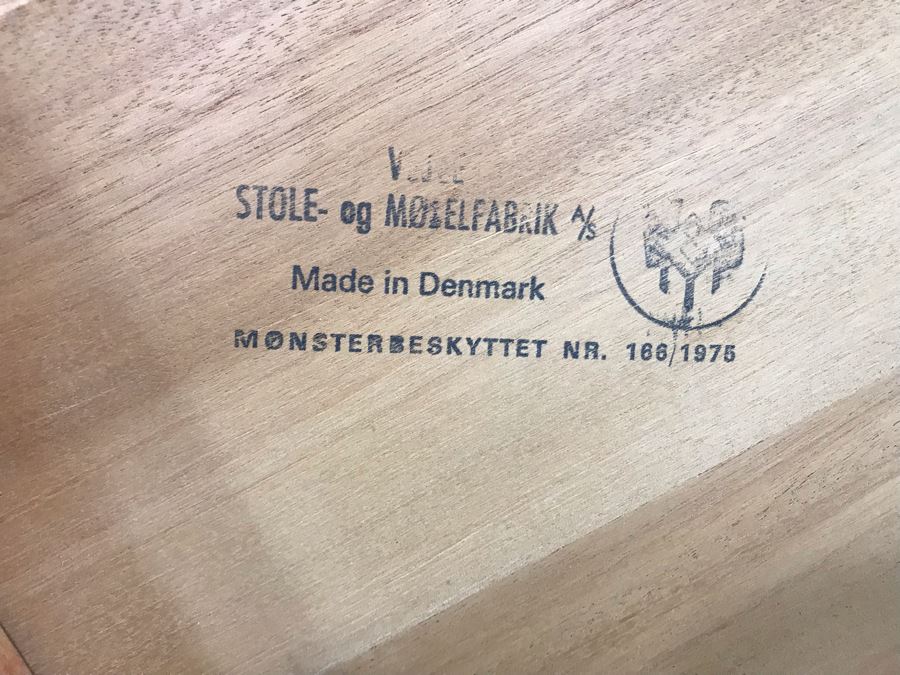 Danish Modern Teak Drop-Leaf Table 49W X 33.5D X 17H (Each Leaf Extends 12') [Photo 21]