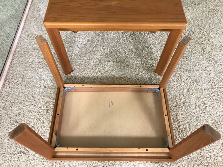 Pair Of Danish Modern Teak Side Tables By VSM 30W X 19.5D X 20H [Photo 14]