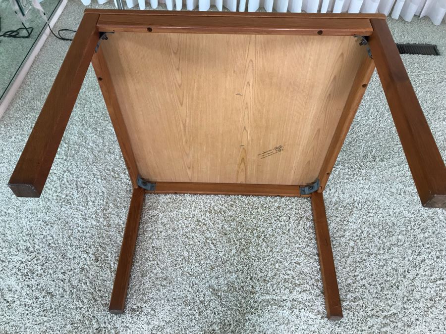 Danish Modern Teak Side Table 27.5W X 27.5D X 20H [Photo 5]