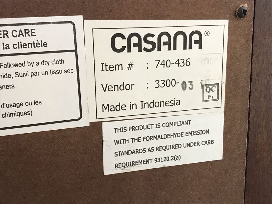 Pair Of Modern Dressers 3-Drawer Dresser And 6-Drawer Dresser By Casana [Photo 11]