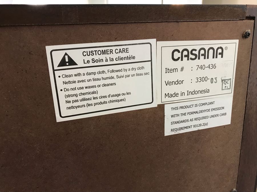 Pair Of Modern Dressers 3-Drawer Dresser And 6-Drawer Dresser By Casana [Photo 10]