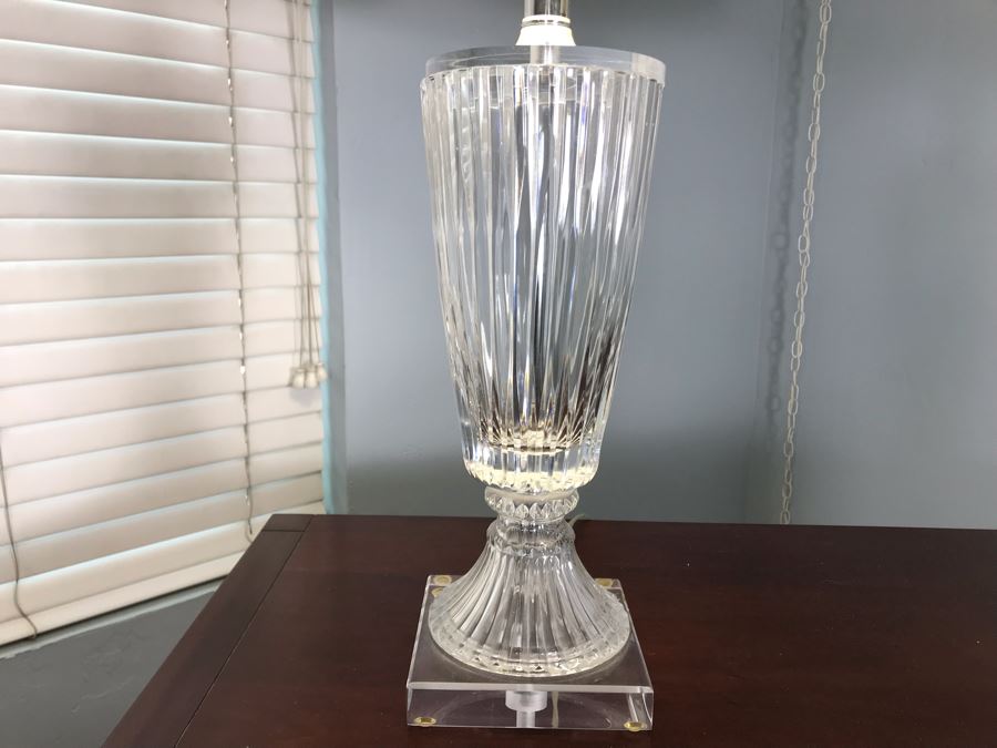 Pair Of Lucite Table Lamps 32H [Photo 5]