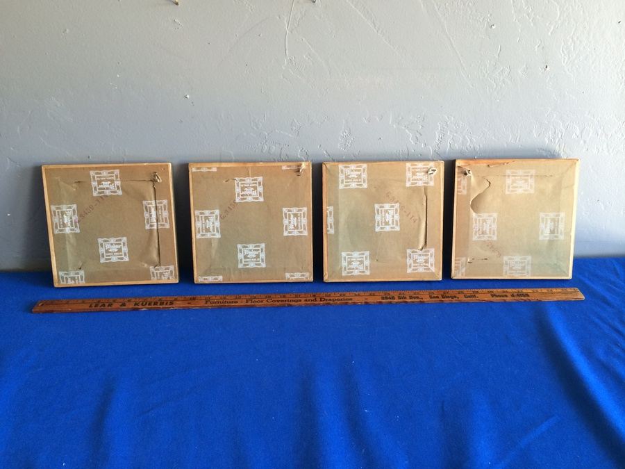 Framed Gold on Black Glass Artwork [Photo 6]