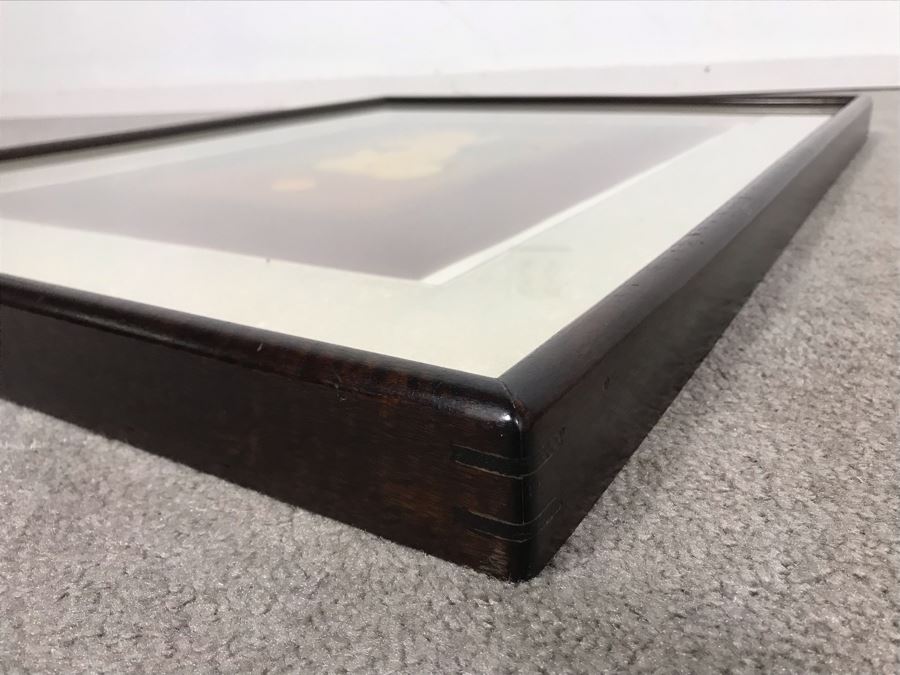 Hand Signed B. Haddock Goldfish Limited Edition Lithograph In Stunning Dovetail Wooden Frame 3 Of 35 - 16W X 22H [Photo 10]