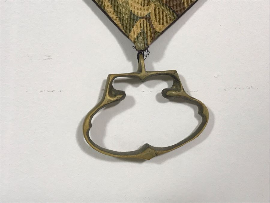 Tapestry Wine / Magazine Holder With Brass Hardware By Corona Decor Co 48L X 7W [Photo 7]