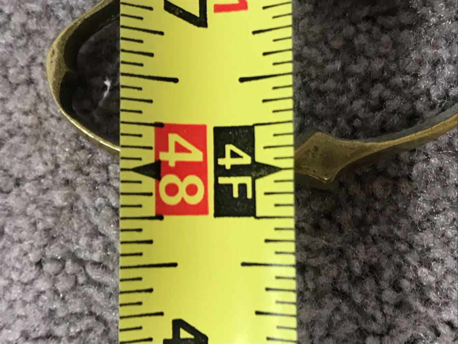 Tapestry Wine / Magazine Holder With Brass Hardware By Corona Decor Co 48L X 7W [Photo 9]