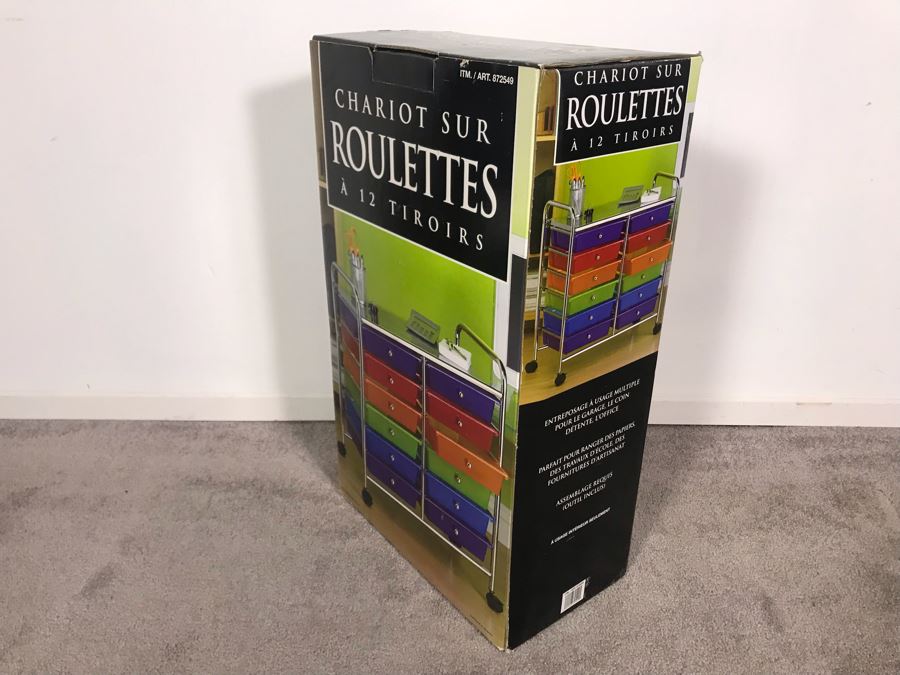 New 12 Drawer Rolling Cart [Photo 3]