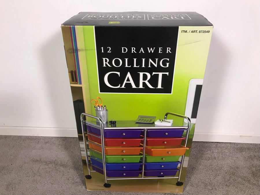 New 12 Drawer Rolling Cart [Photo 2]