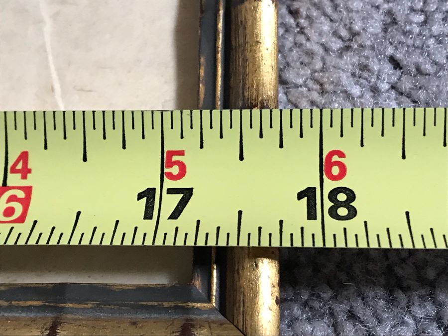 Pair Of Gold Framed Vintage Green Thai Rubbings Apx 18 X 21 [Photo 8]