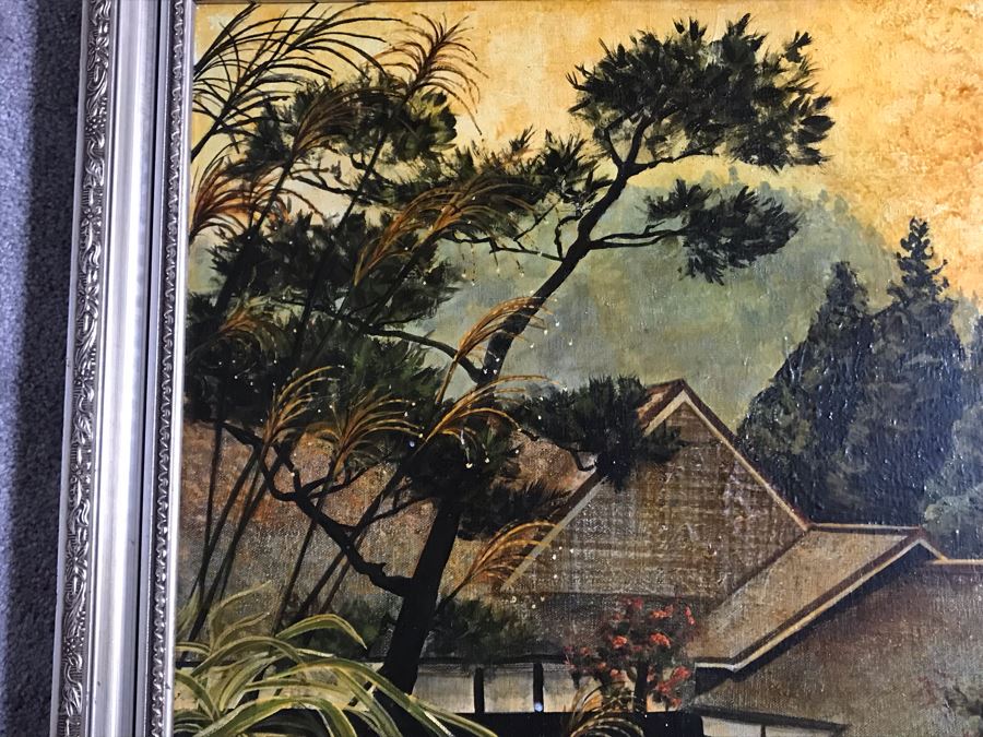 Original Framed Oil Painting Signed Smith 24 X 18 [Photo 3]