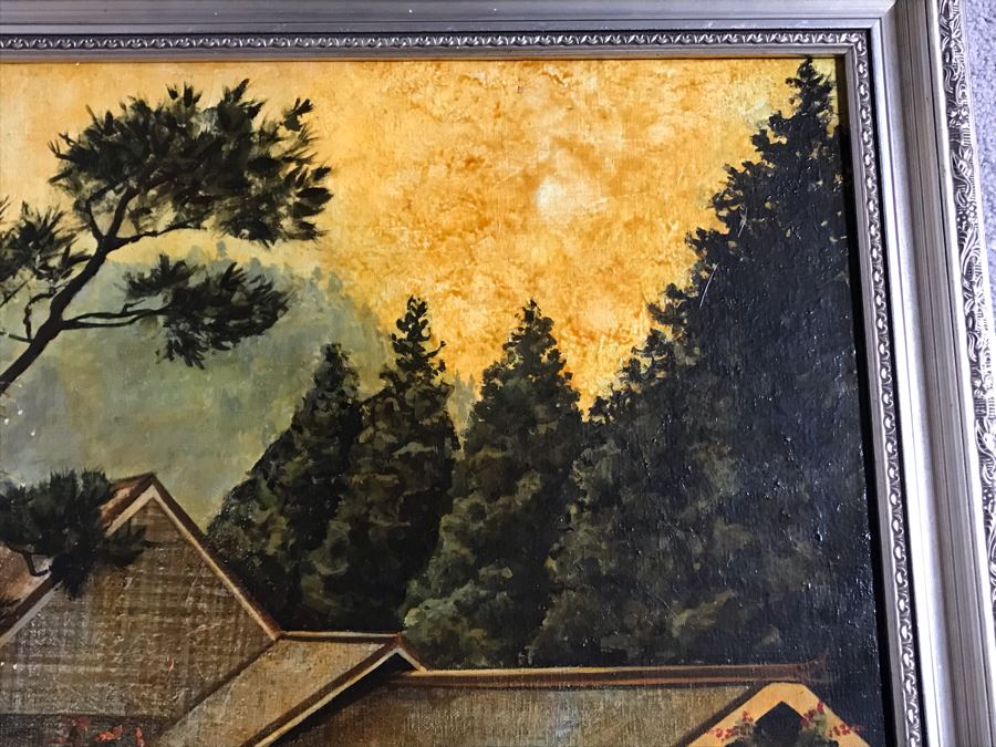 Original Framed Oil Painting Signed Smith 24 X 18 [Photo 6]