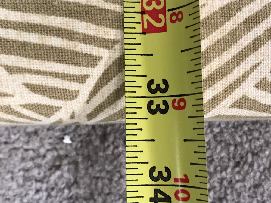 Designer Upholstered Wall Mirror With Domed Top 33W X 53H [Photo 4]