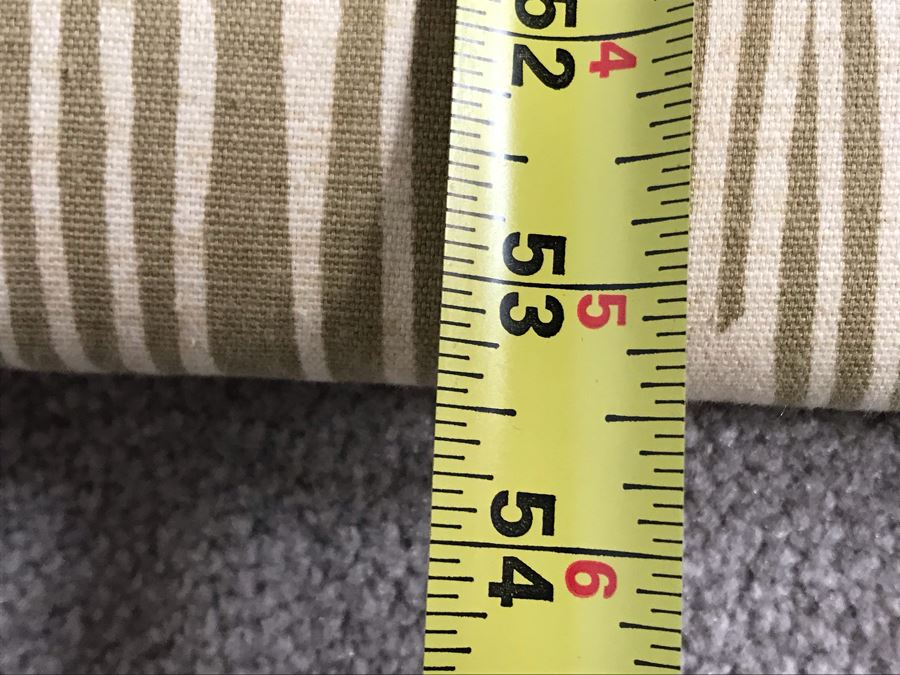 Designer Upholstered Wall Mirror With Domed Top 33W X 53H [Photo 5]