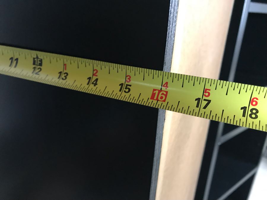 Pair Of Black Solid Wood Adjustable Shelves Bookcases Bookshelves Each 29W X 16D X 72H [Photo 11]