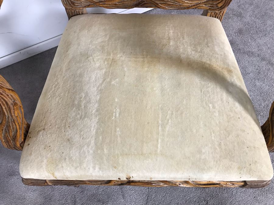 Pair Of Tree Branch Side Chairs Armchairs By Jeffco Enterprises (Seat Cushions Need Replacement) [Photo 11]