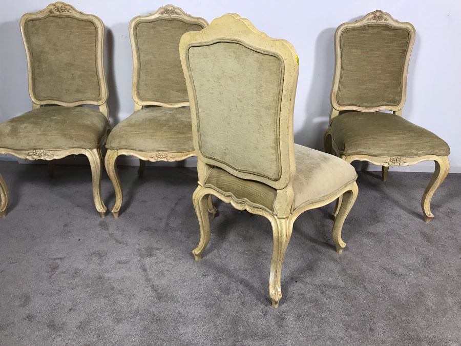 Set Of Four French Provincial Dining Chairs [Photo 6]