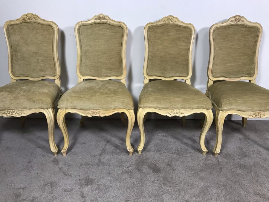 Set Of Four French Provincial Dining Chairs [Photo 3]