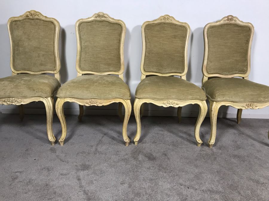 Set Of Four French Provincial Dining Chairs [Photo 2]