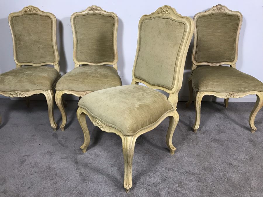 Set Of Four French Provincial Dining Chairs