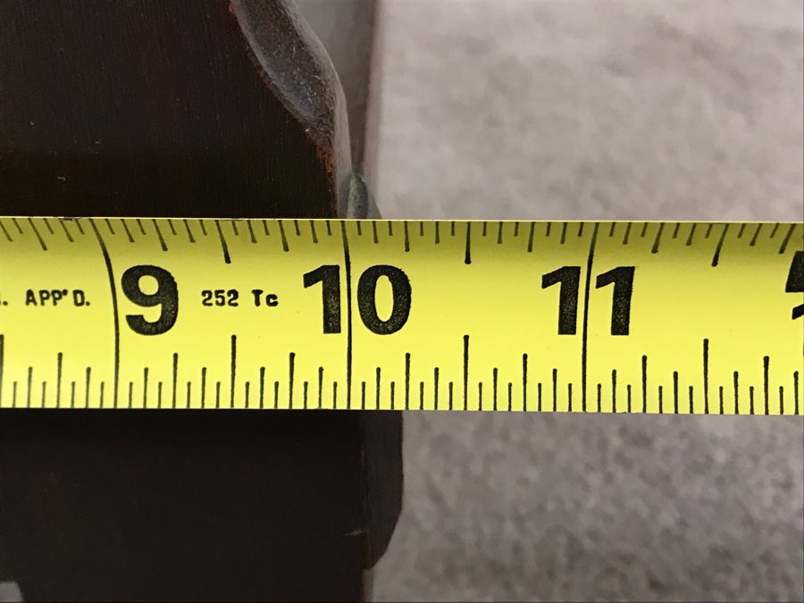 Vintage Wooden Bookshelf By McClellan Mfg Co Los Angeles 24W X 10D X 38H [Photo 8]