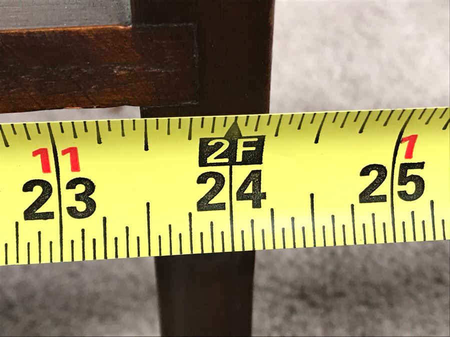 Vintage Wooden Bookshelf By McClellan Mfg Co Los Angeles 24W X 10D X 38H [Photo 7]