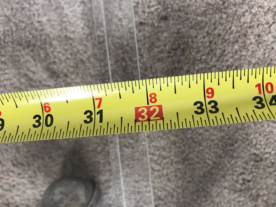 Custom Mid-Century Modern Lucite Rolling Cart With Handle 32W X 20D X 31H [Photo 9]