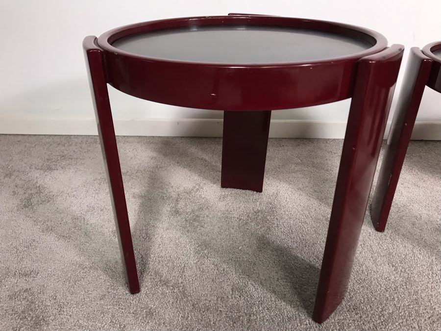 Cassina Italy Gianfranco Frattini Nesting Stacking Tables Mid-Century Modern - Four Tables [Photo 7]