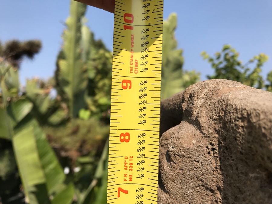 Pre-Columbian Costa Rican Hand Carved Stone Fertility Idol Sculpture 9W X 5D X 9H [Photo 16]