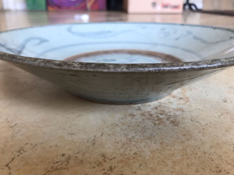 Very Old Chinese Porcelain Dish Bowl 10R X 2H [Photo 16]