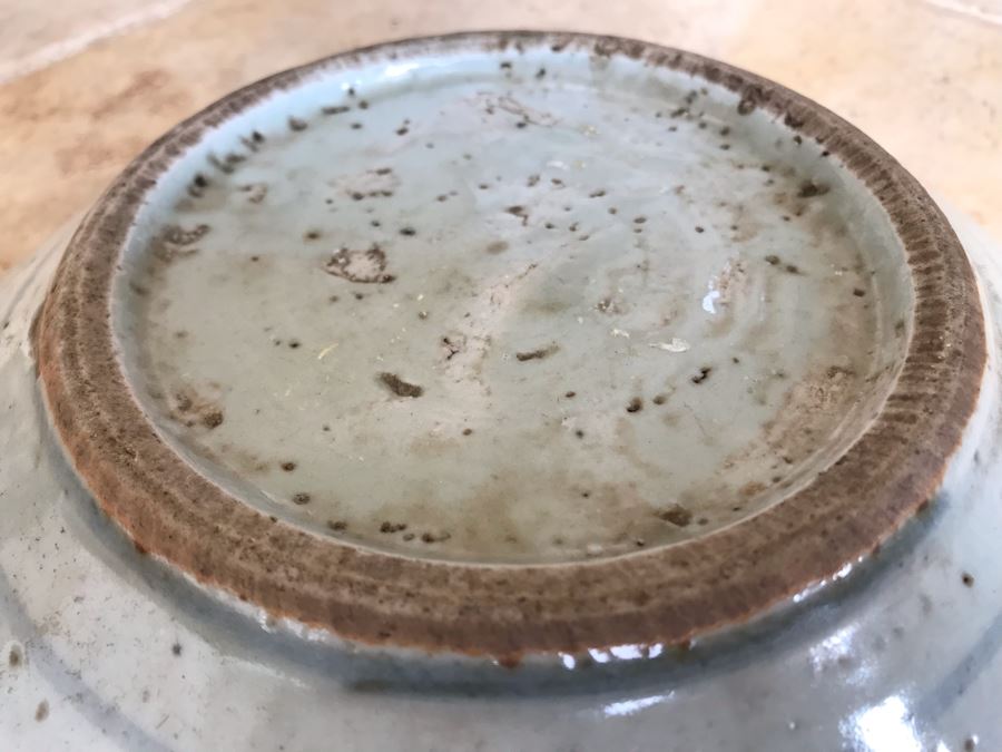Very Old Chinese Porcelain Dish Bowl 10R X 2H [Photo 12]