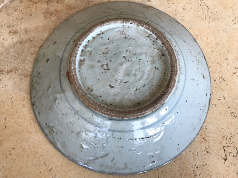 Very Old Chinese Porcelain Dish Bowl 10R X 2H [Photo 14]