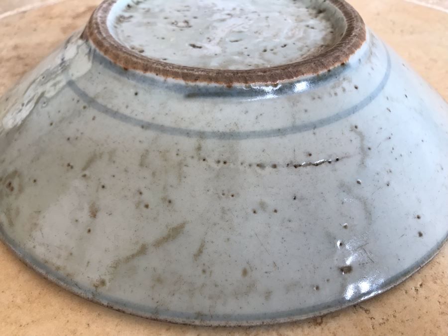 Very Old Chinese Porcelain Dish Bowl 10R X 2H [Photo 13]