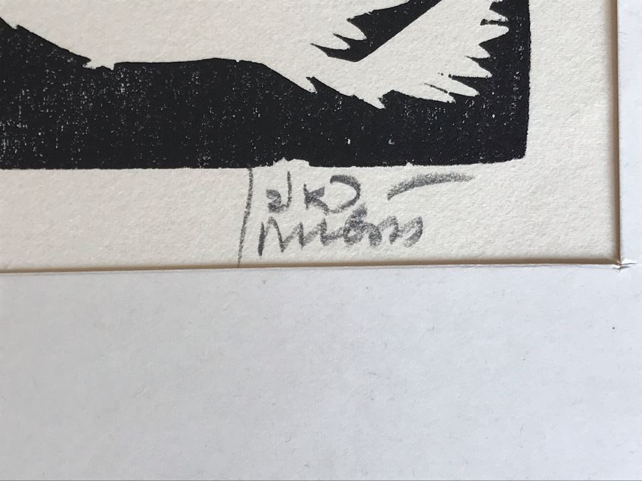 Reuven Rubin (1893-1974) Rare Original Set Of Six Out Of Print Wood Cuts 13 X 11 Individually Hand Signed With Presentation Box And Large Flyer 12 Of 65 (One Of Israel's Top Artists) [Photo 25]