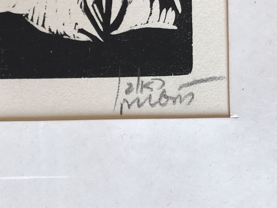 Reuven Rubin (1893-1974) Rare Original Set Of Six Out Of Print Wood Cuts 13 X 11 Individually Hand Signed With Presentation Box And Large Flyer 12 Of 65 (One Of Israel's Top Artists) [Photo 42]