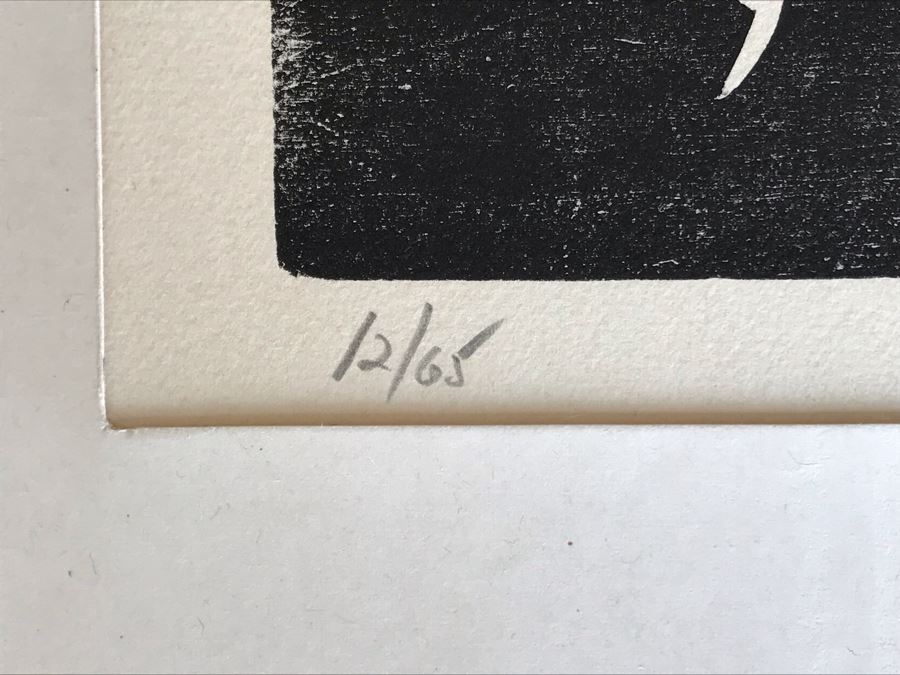 Reuven Rubin (1893-1974) Rare Original Set Of Six Out Of Print Wood Cuts 13 X 11 Individually Hand Signed With Presentation Box And Large Flyer 12 Of 65 (One Of Israel's Top Artists) [Photo 48]