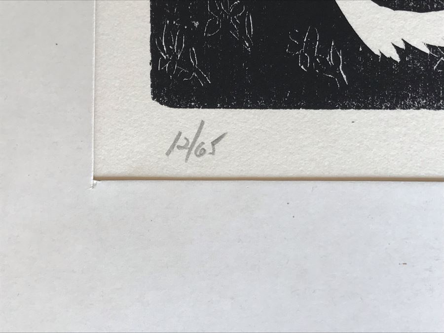 Reuven Rubin (1893-1974) Rare Original Set Of Six Out Of Print Wood Cuts 13 X 11 Individually Hand Signed With Presentation Box And Large Flyer 12 Of 65 (One Of Israel's Top Artists) [Photo 37]