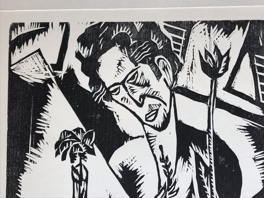 Reuven Rubin (1893-1974) Rare Original Set Of Six Out Of Print Wood Cuts 13 X 11 Individually Hand Signed With Presentation Box And Large Flyer 12 Of 65 (One Of Israel's Top Artists) [Photo 33]