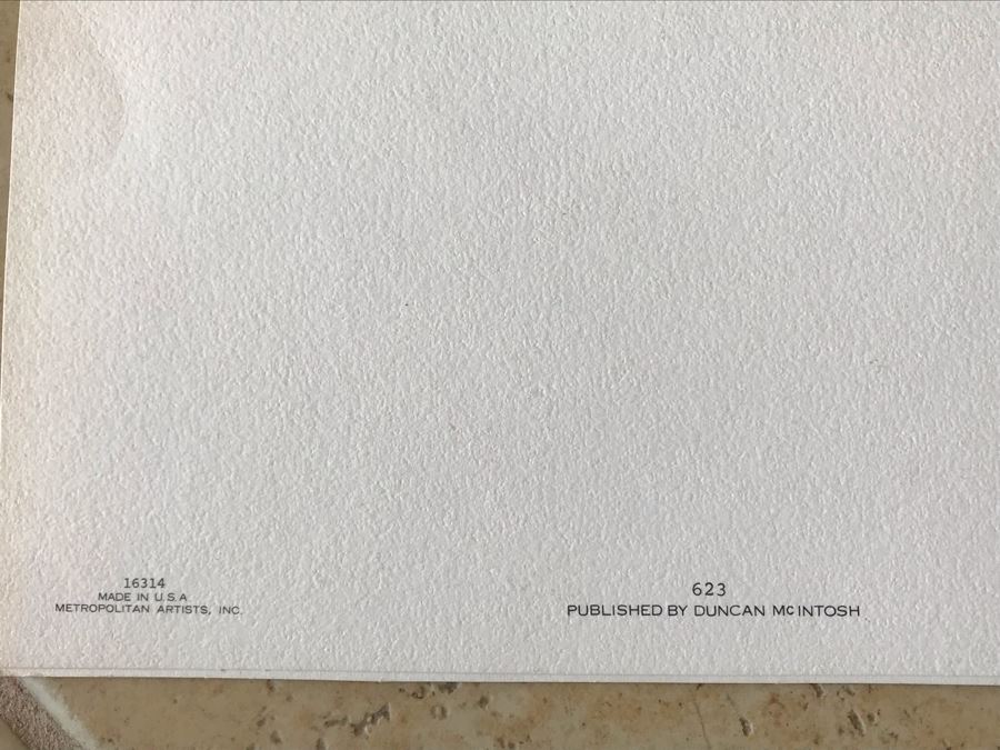 Pair Of Hand Signed Ruth Osgood Greeting Cards And Ruth Osgood Artist Flyer From Cowie Galleries In L.A. [Photo 13]