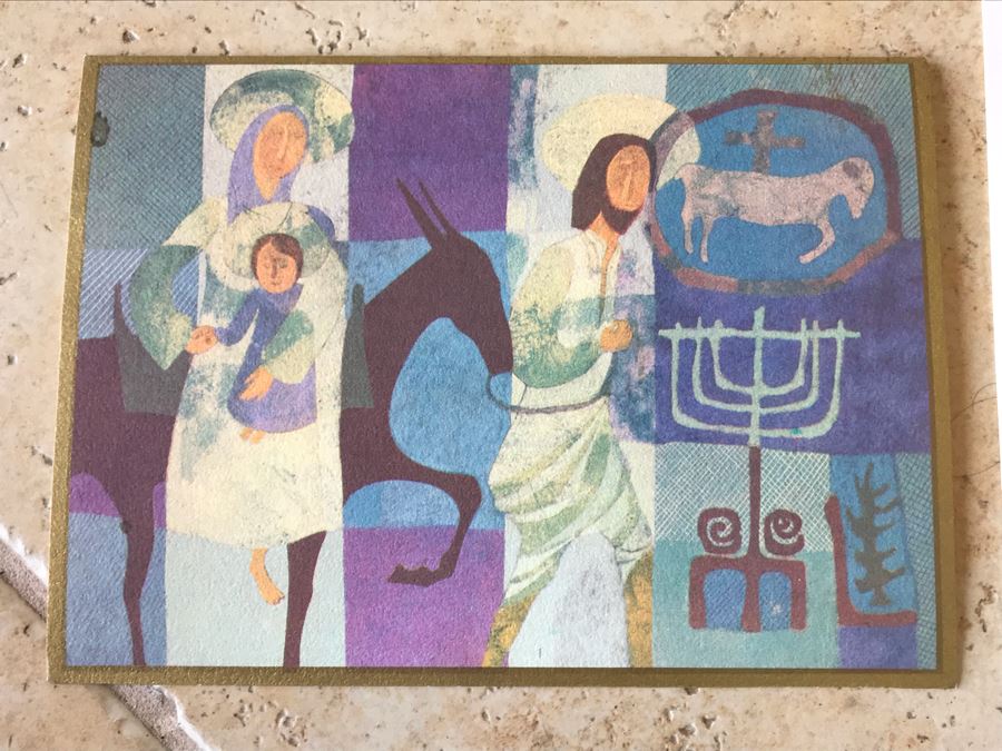 Pair Of Hand Signed Ruth Osgood Greeting Cards And Ruth Osgood Artist Flyer From Cowie Galleries In L.A. [Photo 11]