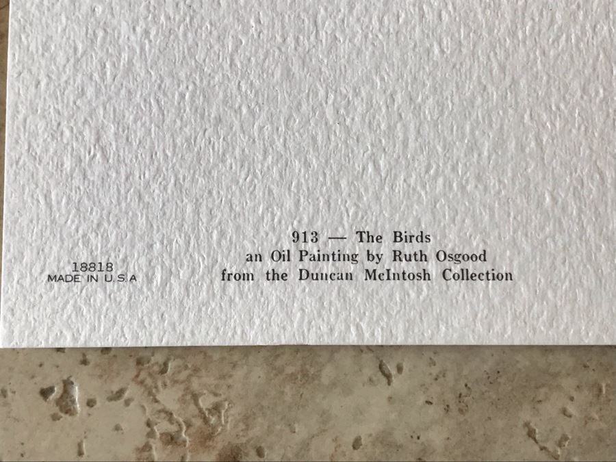 Pair Of Hand Signed Ruth Osgood Greeting Cards And Ruth Osgood Artist Flyer From Cowie Galleries In L.A. [Photo 10]