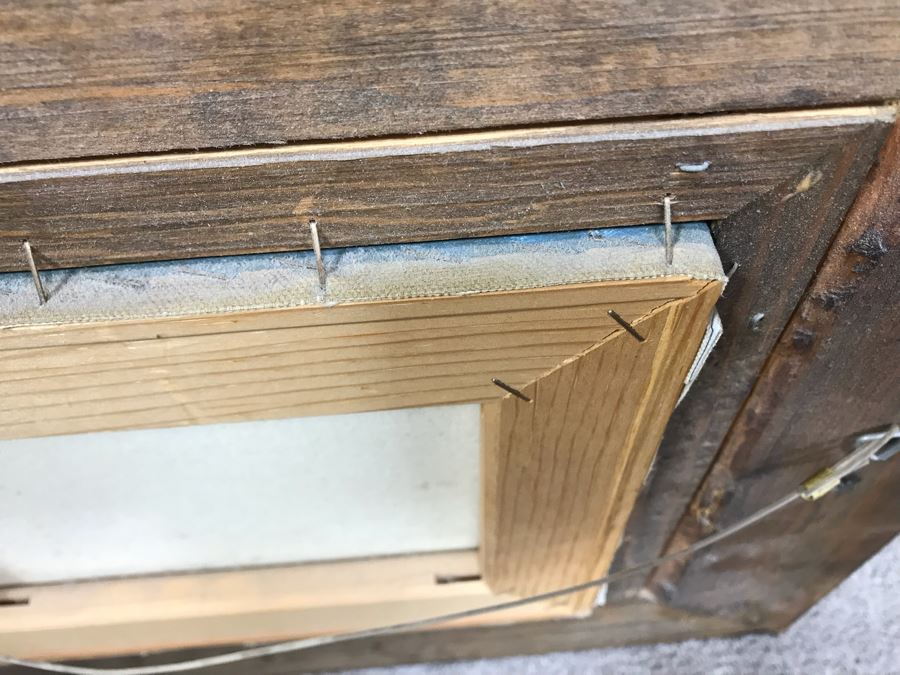 Original John Gray Painting On Canvas In Stunning High Relief Gilded Wooden Frame 10 X 8 [Photo 22]