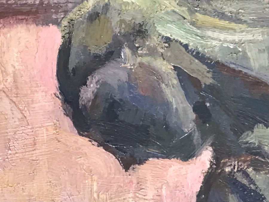 Original Guillermo Ciro Rodriguez (1889-1959) Oil Painting On Board In Stunning Frame 15 X 18 [Photo 11]