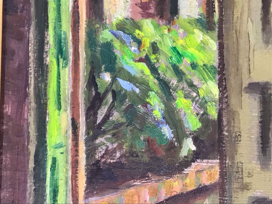 Original Guillermo Ciro Rodriguez (1889-1959) Oil Painting On Board In Stunning Frame 15 X 18 [Photo 8]