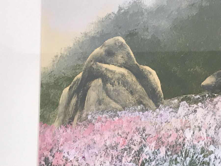 Original Miguel Dominguez Fine Art Watercolor Painting Titled 'Summer Color' Carmel, CA Landscape Painting 14 X 10 [Photo 5]