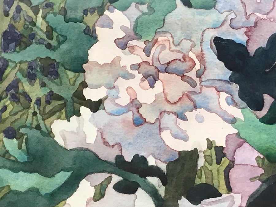 Carolyn Marie Lord Fine Art Framed Watercolor Painting From Fireside Gallery Of Carmel, CA 15.5 X 22.5 [Photo 7]