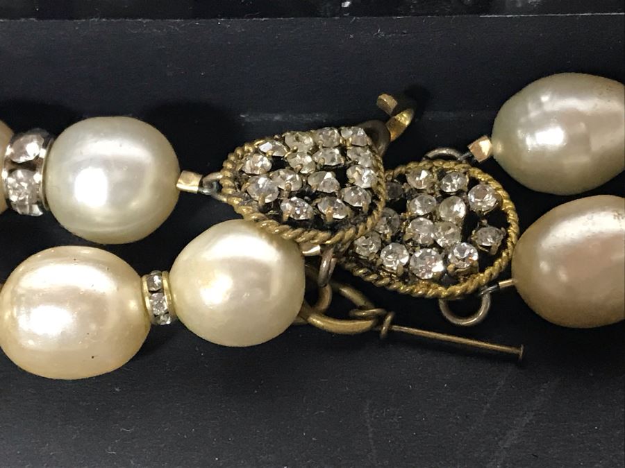 Vintage Chanel Paris Statement Signed Necklace With Original Chanel Box [Photo 11]