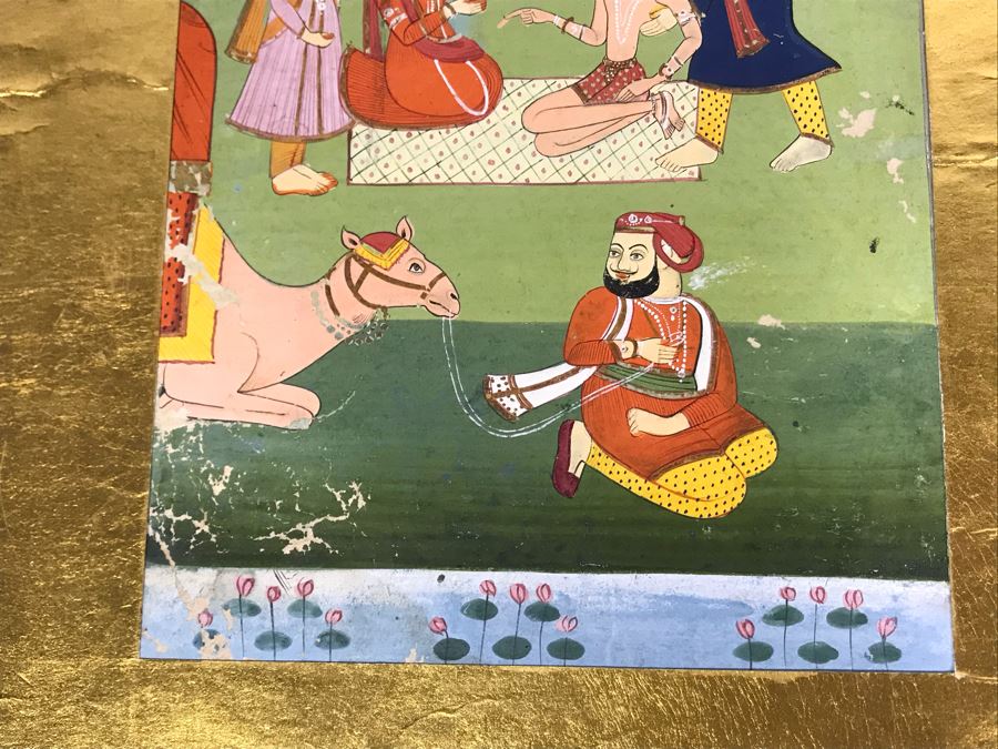 Original Antique Painting From India 5 X 7 [Photo 4]