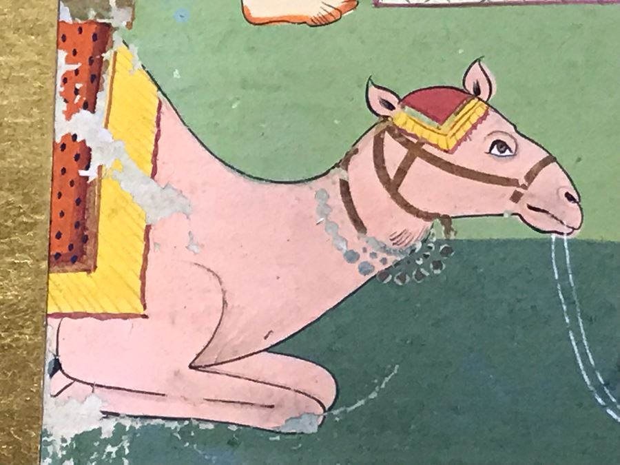 Original Antique Painting From India 5 X 7 [Photo 9]